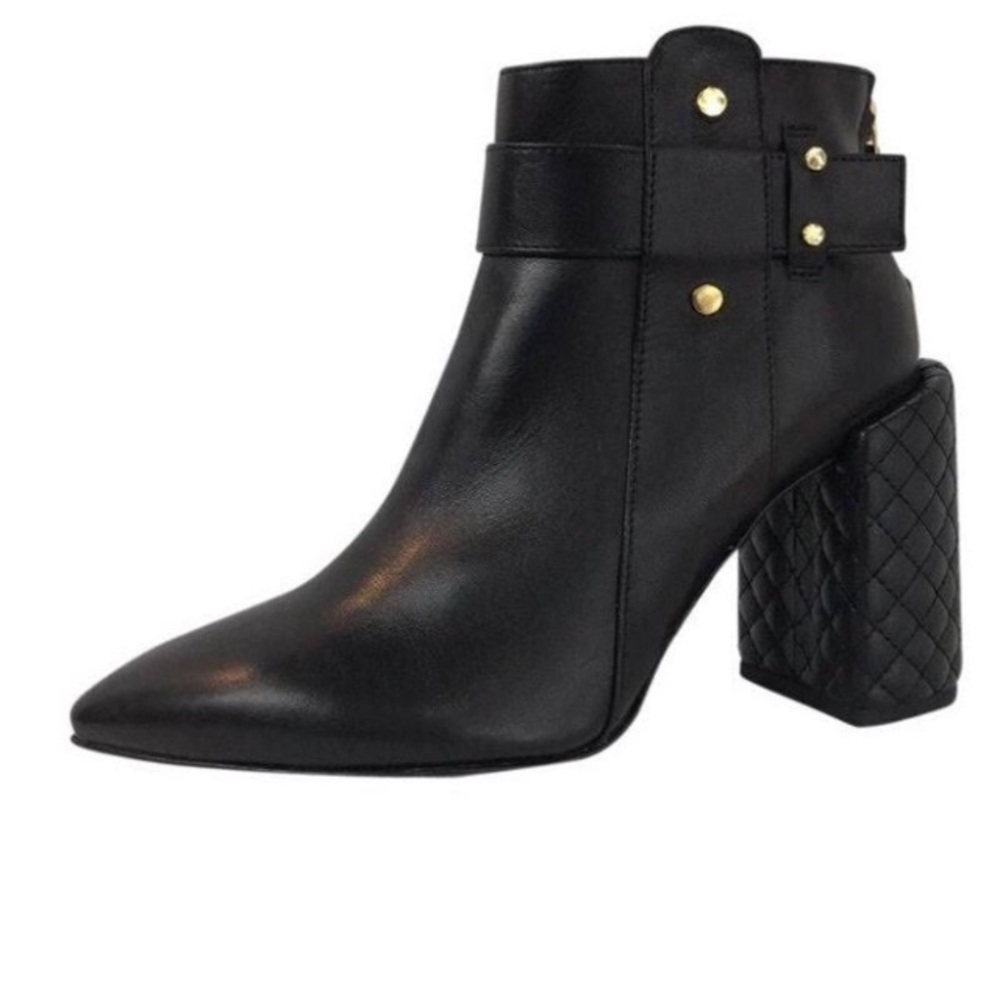BCBGMaxazria Jarod quilted moto boots